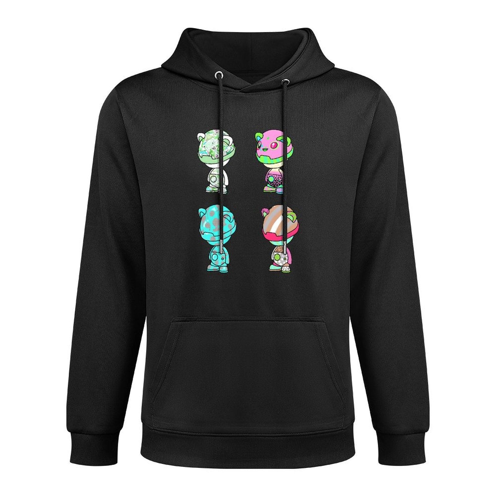 Hoodie Front PatternHigh-Quality Slim Fit
